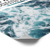 ビタミン海引用文ポスター海ウォールアート ポスター (角)