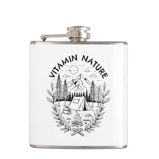 ビタミン自然 フラスク (正面)