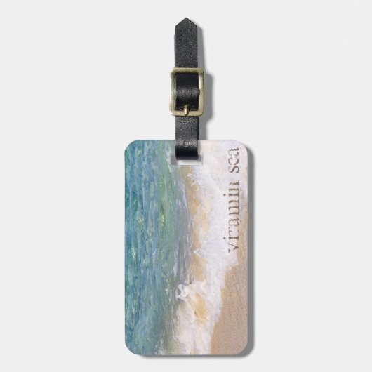 ビタミン「Sea ラゲッジタグ (正面縦)
