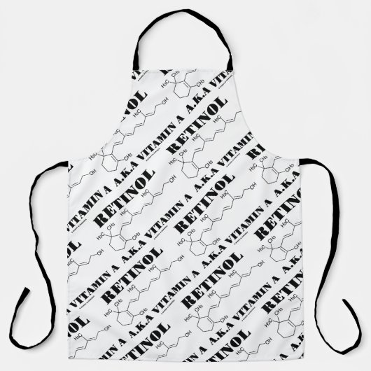 ビタミンA化学分子レチノール エプロン (正面)