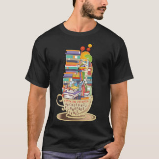 ビタミンA B C D E F G H I J K L N O P Qを含有する  Tシャツ