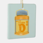 ビタミンDカプセルの健康と幸福 セラミックオーナメント (右)