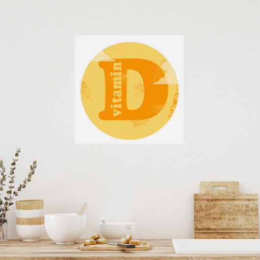 ビタミンD ポスター (キッチン)