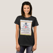 ビタミンD 内なる陽光 励ましのポジティブさ Tシャツ (正面フル)