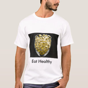 ビタミンEは、健康食べます Tシャツ