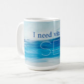 ビタミンSEAマグが必要 コーヒーマグカップ (正面左)