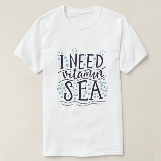 ビタミンTシャツが必要 Tシャツ (デザイン正面)