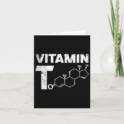 ビタミンTテストステロンボディビルジムフィットネストラ カード (正面)