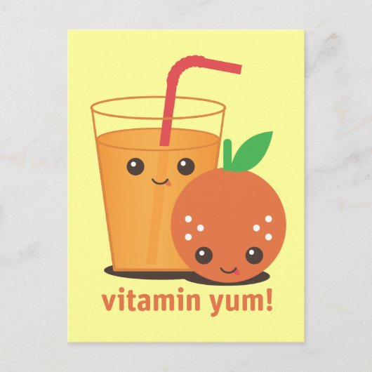 ビタミンYum ポストカード (正面)