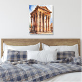 ビタラ寺のミュージカル柱I キャンバスプリント (インサイチュ (寝室))