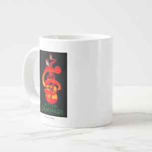 ビターカンパリヴィンテージポスターヨーロッパ ジャンボコーヒーマグカップ