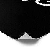 ビターグルドおもしろいベジプンダークブルーグ ポスター (角)