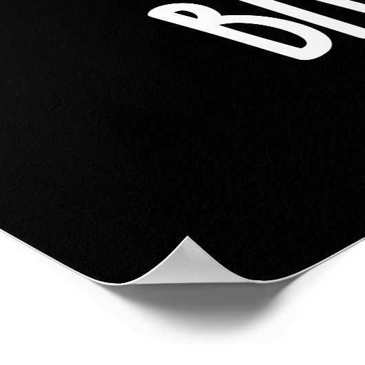 ビターコーヒおもしろいー食品プンダークBG ポスター (角)