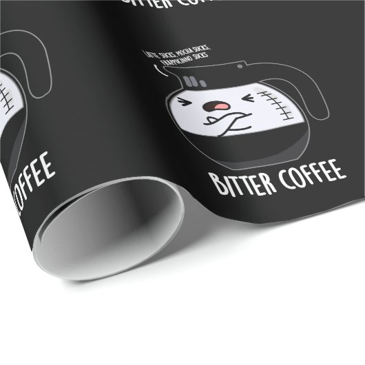 ビターコーヒおもしろいー食品プンダークBG ラッピングペーパー (ロールコーナー)