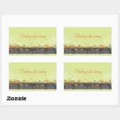 ビタースイートシャワーメッセージカード 長方形シール (シート)