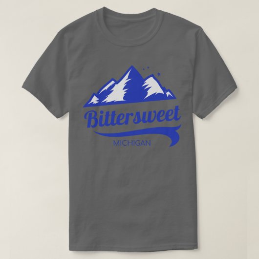 ビタースウィートスキーリゾートミシガン1 Tシャツ (デザイン正面)