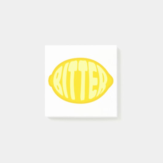 ビターレモン ポストイット (正面)
