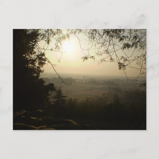 ビチェンツァの霧の朝 ポストカード (正面)