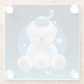 ビチョンアイスシェーバードリームランド ガラスコースター (裏面)