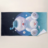 ビチョンアイスシェーバードリームランド ビーチタオル (正面)