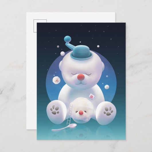 ビチョンアイスシェーバードリームランド 案内ポストカード (正面/裏面)