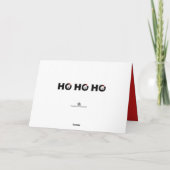 ビチョンフリセホリデイカード カード (裏面)