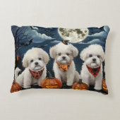 ビチョンフリースハロウィン不気味 アクセントクッション (裏面)