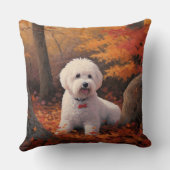 ビチョンフリース紅葉秋 クッション (裏面)