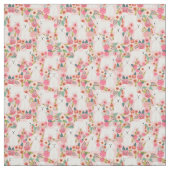 ビチョンフリーズドッグヴィンテージ花模様ピンク ファブリック (見本)