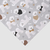 ビチョンフリーズボーンズアンドポーズグレー 薄葉紙 (詳細)