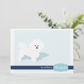 ビチョンフリーズ静パーソナライズされた止 招待状 (スタンド正面)