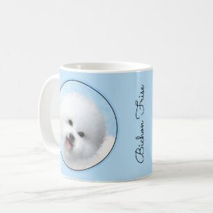 ビチョンフ絵画リーズ-かわいいオリジナルの犬アート コーヒーマグカップ