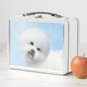 ビチョンフ絵画リーズ-かわいいオリジナルの犬アート メタルランチボックス (インサイチュ)