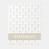 ビチョンボローニャーハバニーズマルチーズコトンハバプー フリースブランケット (正面)