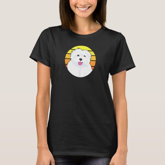 ビチョンマルチーズドッグ Tシャツ (正面)