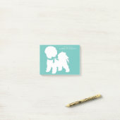 ビチョン・フリーズ・ドッグ・パッピー ポストイット (デスク上)