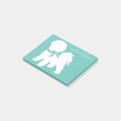 ビチョン・フリーズ・ドッグ・パッピー ポストイット (アングル)