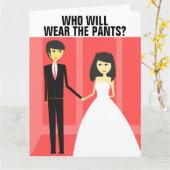 ビッおもしろいク結婚グリーティングカード カード (黄色い花)