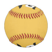 ビッおもしろいク顔 野球ボール (正面)