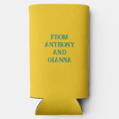 ビッおもしろいク・カフナ・ティキ・マスク父の日 スリム缶クーラー (裏面)