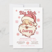 ビッおもしろいグニックエナジーバチェロレッテクリスマスパーティー 招待状 (正面)