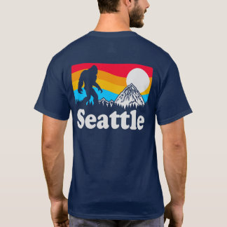 ビッおもしろいグ足シアトルTシャツ Tシャツ