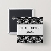 ビッはっきりしたクダマスク（黒） (結婚s) 缶バッジ (正面&裏面)