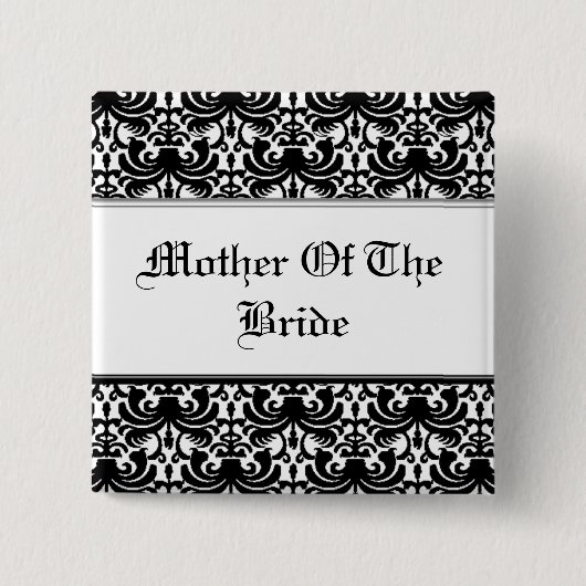 ビッはっきりしたクダマスク（黒） (結婚s) 缶バッジ (正面)