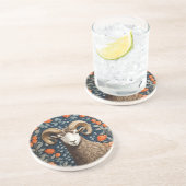 ビッエレガントクホルンシープウィリアムインスパイアモリス コースター (側面)