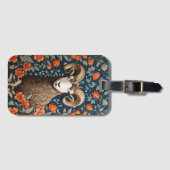 ビッエレガントクホルンシープウィリアムインスパイアモリス ラゲッジタグ (正面横)