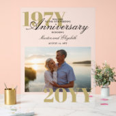 ビッエレガントグ・ナンバーズ50結婚周年記念写真 アクリルサイン (ウェディング)