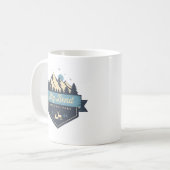 ビッカッコいいグ素朴・ベンド国立公園 コーヒーマグカップ (正面左)