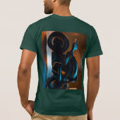 ビックと車のバグティと忍者H2Rパバー Tシャツ (裏面)