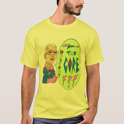 ビックの毒蛇は"破壊します中心を!" GradiusのTシャツ Tシャツ (正面)